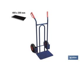 CARRETILLA DE ALMACÉN CON PALA FIJA 1100 X 530 X 560 MM