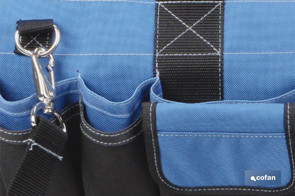 BOLSA PORTAHERRAMIENTAS CERRADA 46 X 26 X 28 CM