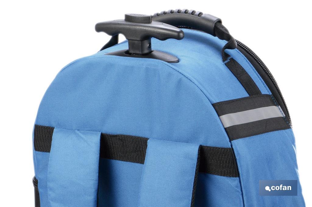 MOCHILA PORTAHERRAMIENTAS CON RUEDAS 35 x 20 x 55 CM
