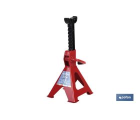 Caballete gato para taller en 2, 3 y 6 toneladas | Altura regulable | Fabricado en acero resistente al paso del tiempo