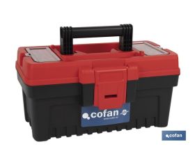 Caja de herramientas semiprofesional con cierres de ABS | Diferentes medidas