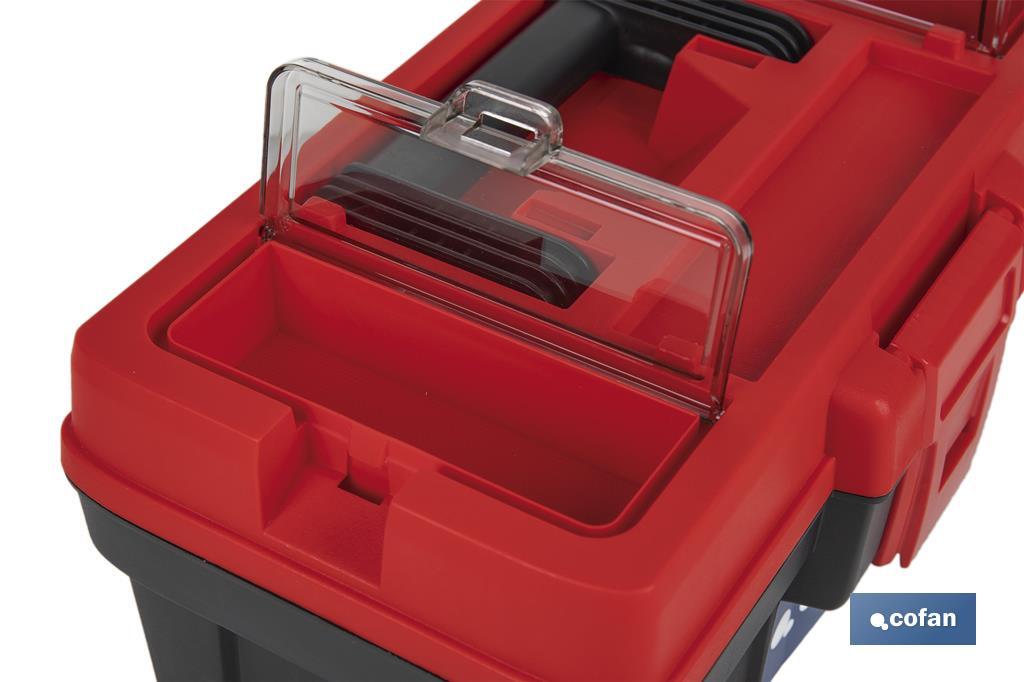 CAJA DE HERRAMIENTAS SEMI-PROFESIONAL 296 X 177 X 155 MM