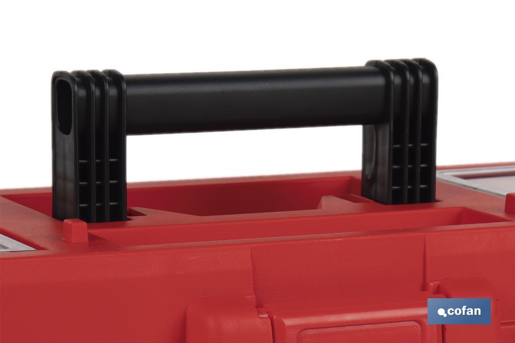 CAJA DE HERRAMIENTAS SEMIPROFESIONAL 360 X 193 X 186 MM