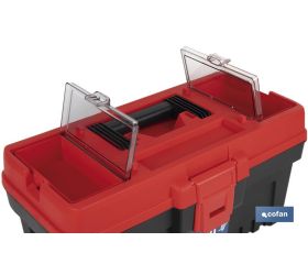 CAJA DE HERRAMIENTAS SEMIPROFESIONAL 360 X 193 X 186 MM