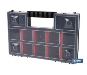 ESTUCHE ORGANIZADOR 12 COMPARTIMENTOS 287 X 186 X 50 MM