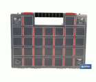 ESTUCHE ORGANIZADOR 32 COMPARTIMENTOS 399 X 303 X 50 MM