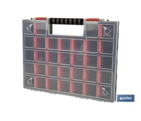 ESTUCHE ORGANIZADOR 32 COMPARTIMENTOS 399 X 303 X 50 MM
