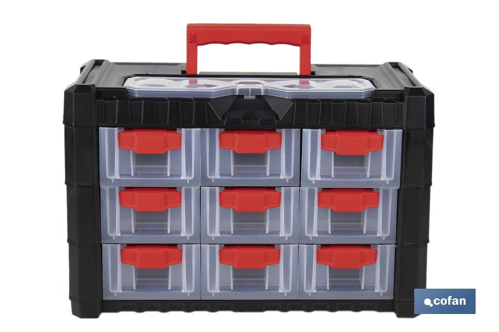 ARMARIO 9 GAVETAS 400 X 200 X 260 MM