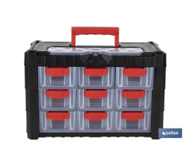 ARMARIO 9 GAVETAS 400 X 200 X 260 MM