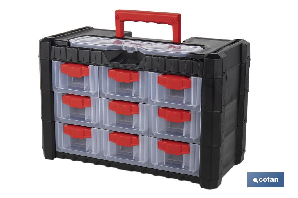 ARMARIO 9 GAVETAS 400 X 200 X 260 MM