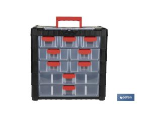 ARMARIO 9 GAVETAS 400 X 200 X 392 MM