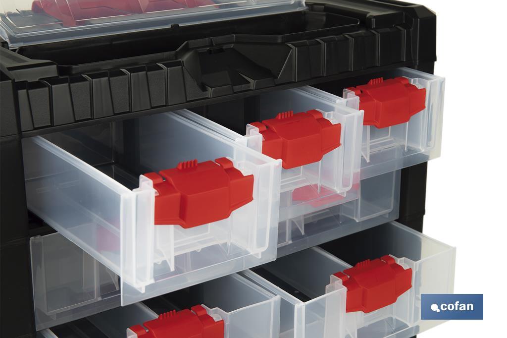 ARMARIO 9 GAVETAS 400 X 200 X 392 MM