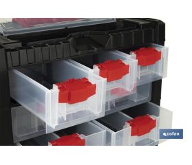 ARMARIO 9 GAVETAS 400 X 200 X 392 MM