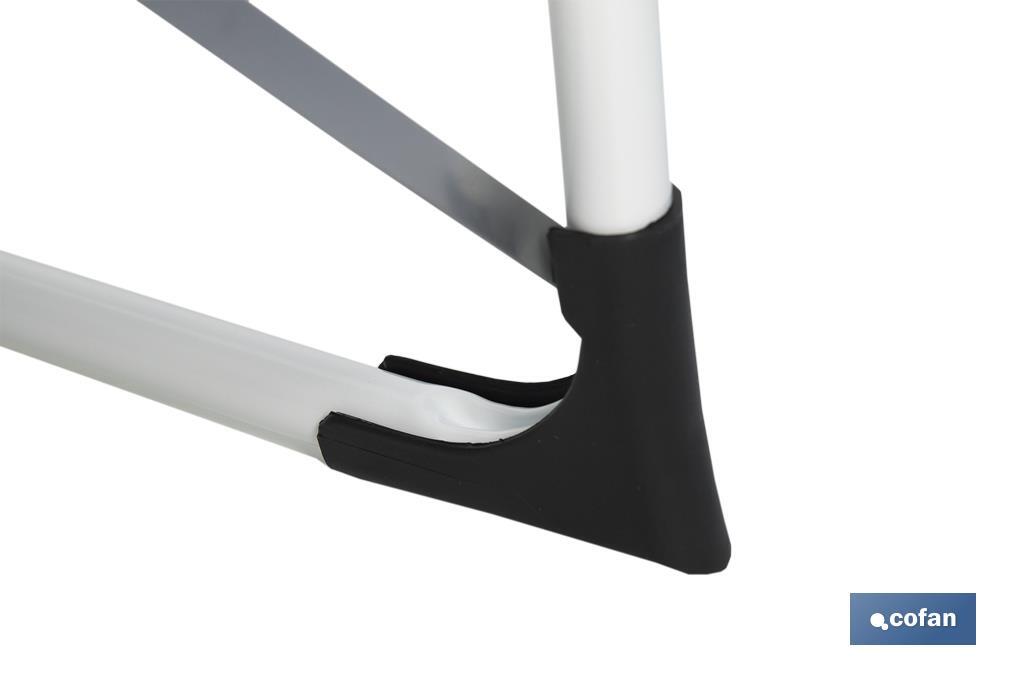 ESCALERA DOMÉSTICA ACERO 2 PELDAÑOS ALTURA 46 CM