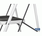 ESCALERA DOMÉSTICA ACERO 3 PELDAÑOS ALTURA 70 CM