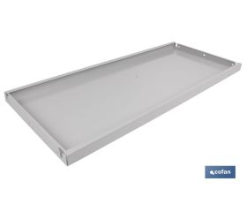 Bandeja para estanterías sin tornillos y sin refuerzos | En medidas de 690 x 300/400 mm y 930 x 300/400 mm