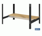 BANCO DE TRABAJO CON PANEL ANTRACITA MADERA L-910 MM