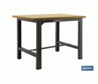 Mesa de trabajo de acero | Resistente y versátil | Color antracita | Disponible en diferentes medidas
