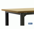 BANCO DE TRABAJO MADERA ANTRACITA L-1200 MM