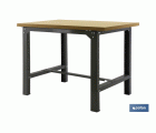 BANCO DE TRABAJO MADERA ANTRACITA L-1800 MM