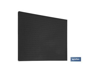 PANEL DE HERRAMIENTAS ANTRACITA CON 8 GANCHOS L-1200 MM