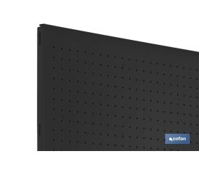 PANEL DE HERRAMIENTAS ANTRACITA CON 8 GANCHOS L-1200 MM