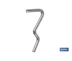 SET 10 GANCHOS SIMPLES PARA PANEL DE HERRAMIENTAS