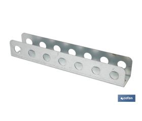 SOPORTE DESTORNILLADORES GALVANIZADO PARA PANEL DE HERRAMIENTAS L-220 MM
