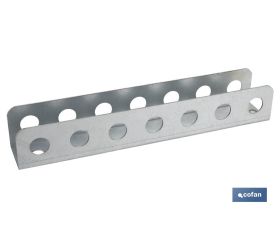 SOPORTE DESTORNILLADORES GALVANIZADO PARA PANEL DE HERRAMIENTAS L-220 MM