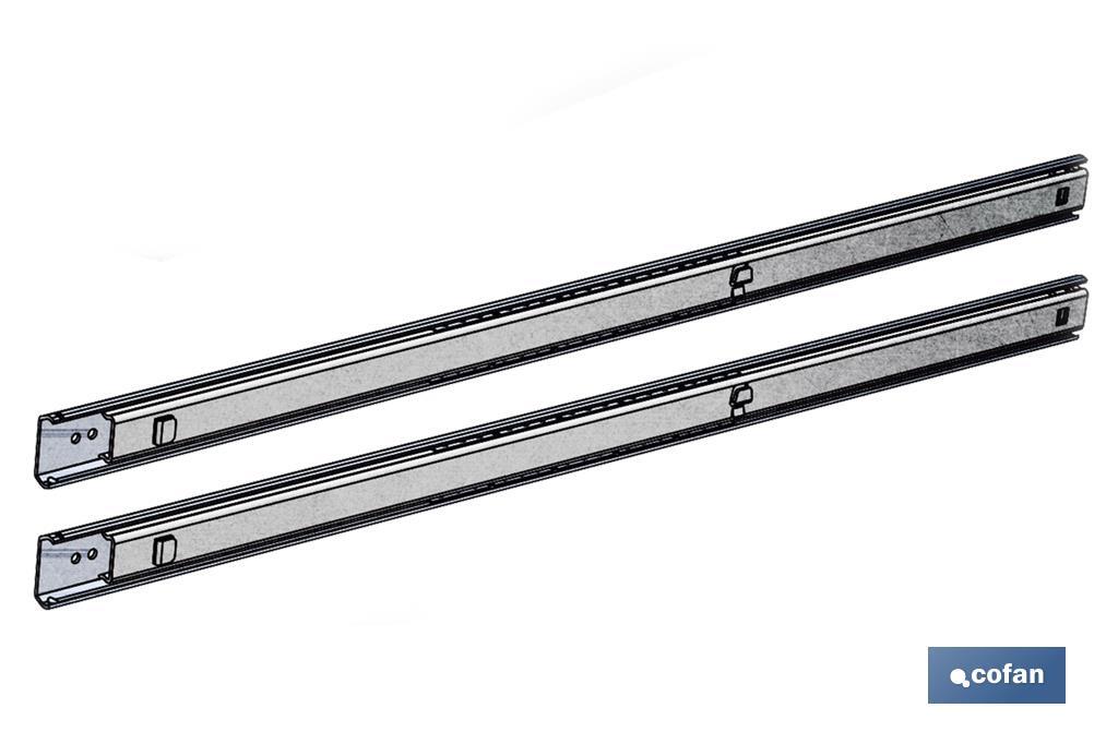 CAJÓN ACERO CON GUÍAS TELECÓPICAS PARA BANCO DE TRABAJO 110 X 1075 X 590 MM