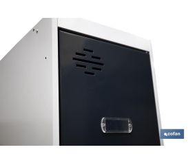 TAQUILLA INICIAL 2 PUERTAS 1800 X 300 X 500 MM