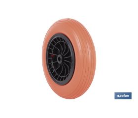 RUEDA CARRET. OBRA LLANTA ABS IMPINCHABLE