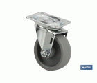 Rueda de polipropileno con placa de 42 mm | Diámetros desde 25 mm hasta 50 mm | Para pesos desde 20 kg hasta 50 kg