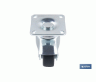 RUEDA GOMA/GRIS PLACA Ø30X18MM