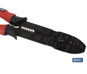 ALICATE TERM. AISLADOS/NO AISLADOS 220 MM.