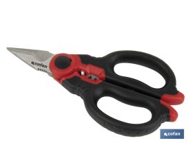 TIJERAS ELECTRICISTA PROFESIONAL 160mm (pelacables/crimpar)