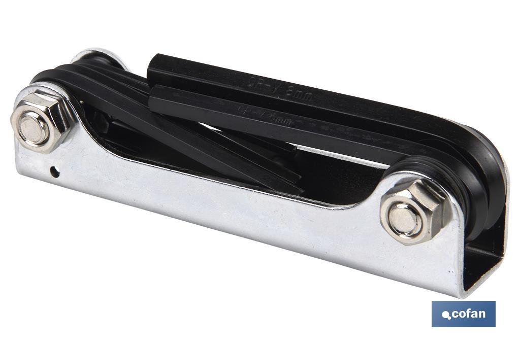 LLAVERO LLAVES HEXAG. 6 Uds. (2,5-8)