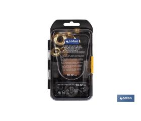 Kit completo de Ojetes y Ollaos | Diámetros de 10 y 12 mm | Apto para montajes