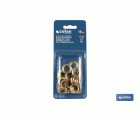 Kit de 12 sets de Ojetes | Diámetros de 10 - 12 mm | Apto para montajes