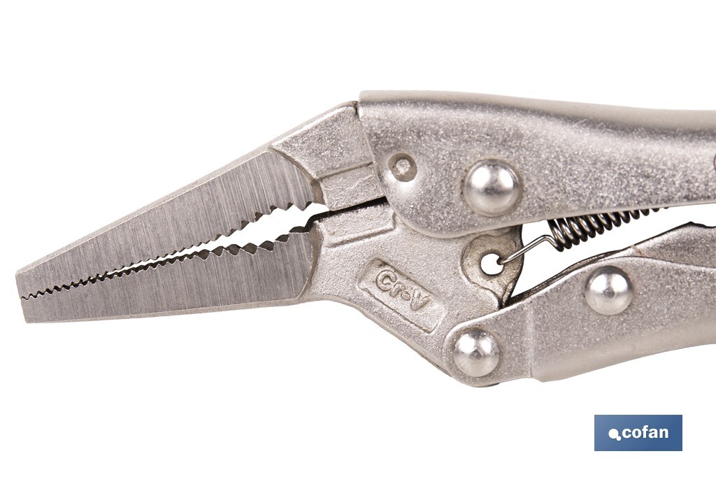 TENAZA GRIP BOCAS LARGAS 6.1/2