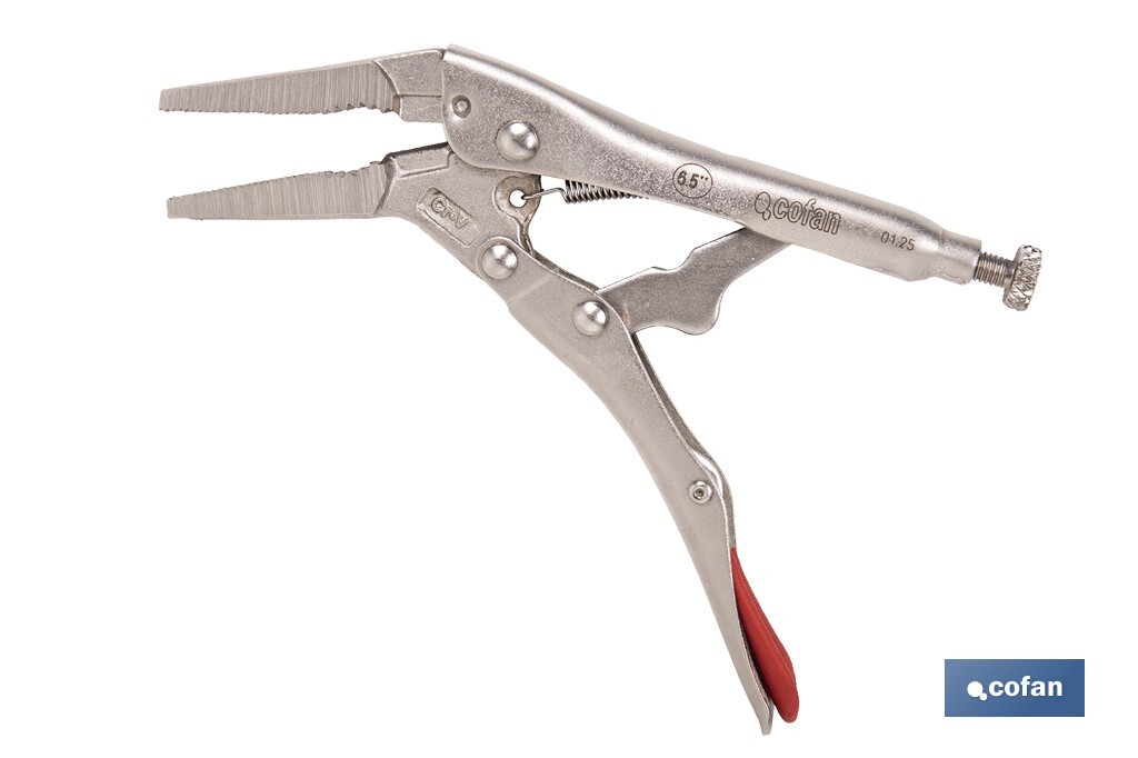 TENAZA GRIP BOCAS LARGAS 6.1/2