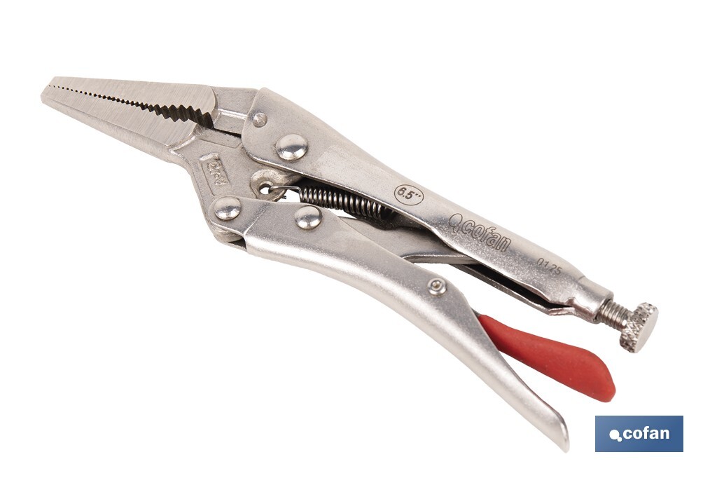 TENAZA GRIP BOCAS LARGAS 6.1/2