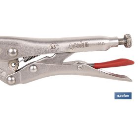 TENAZA GRIP BOCAS LARGAS 6.1/2