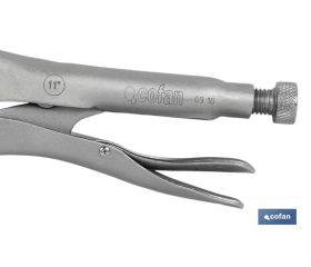 TENAZA GRIP C/MORDAZAS EN C BASCULANTES 18