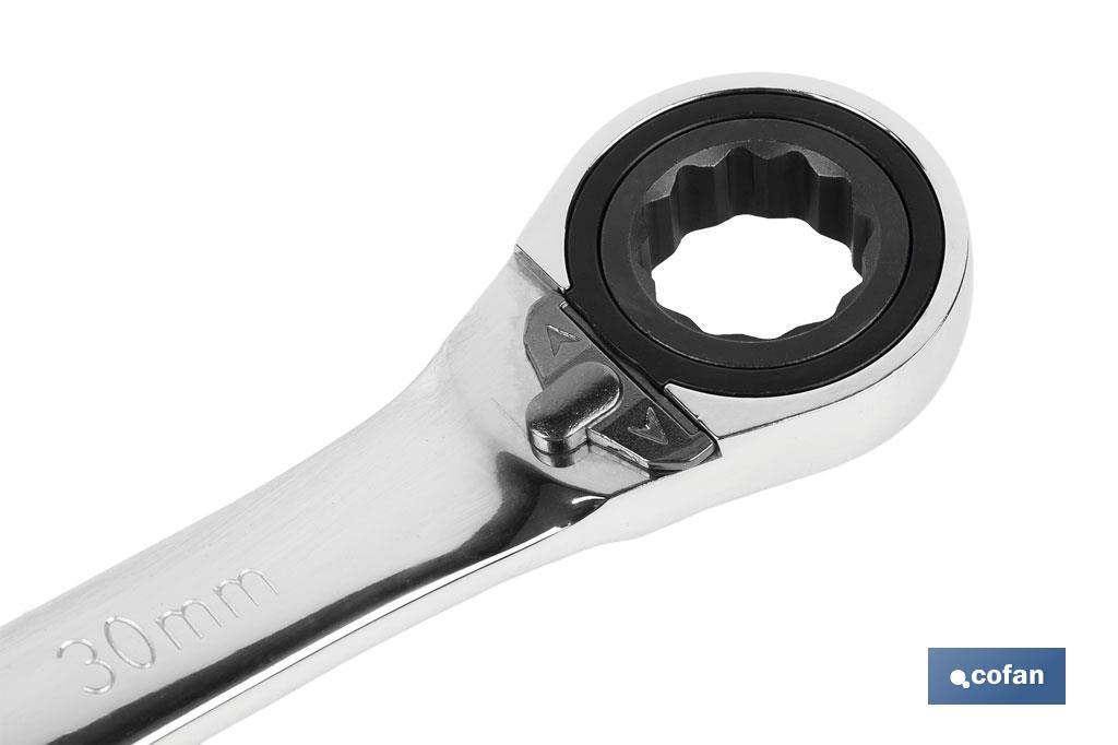 LLAVE COMBINADA CARRACA REVERS. 8MM