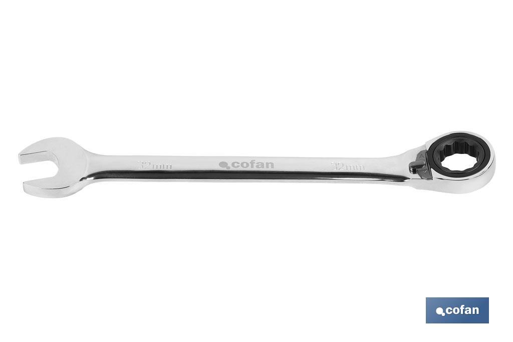 LLAVE COMBINADA CARRACA REVERS. 32MM