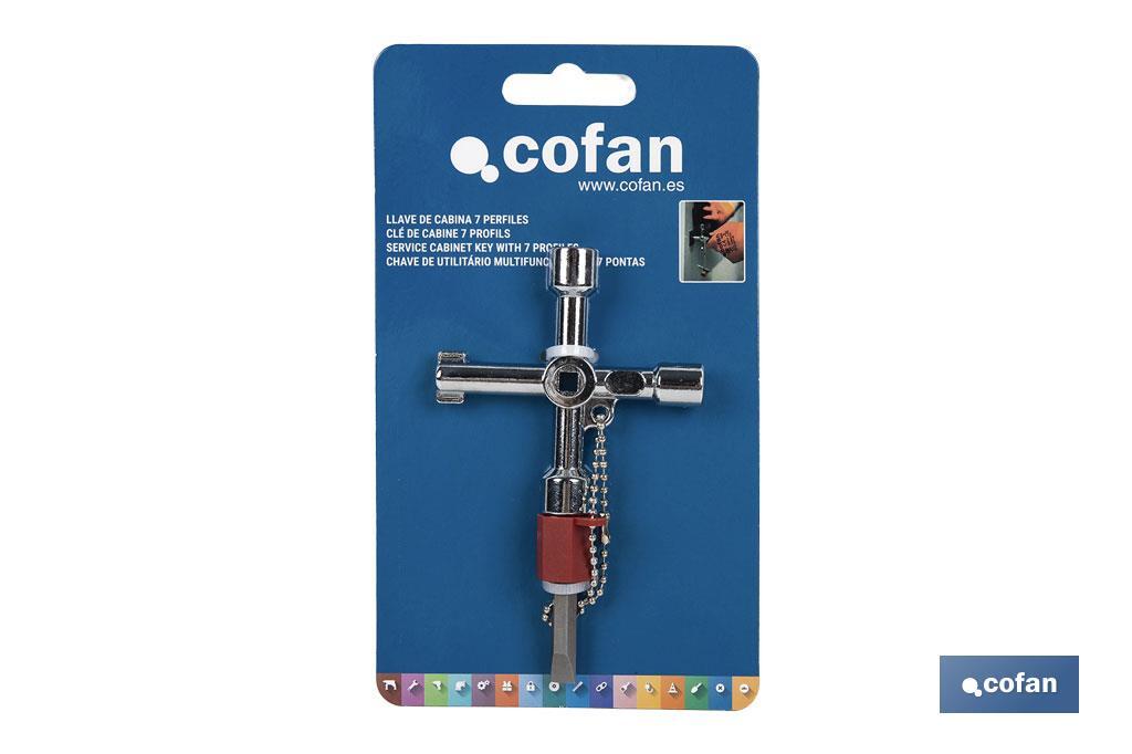 LLAVE DE CABINA 7 PERFILES