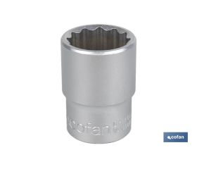 LLave de Vaso métrico 1/2 | 24 caras | Medidas desde 8 a 32 mm