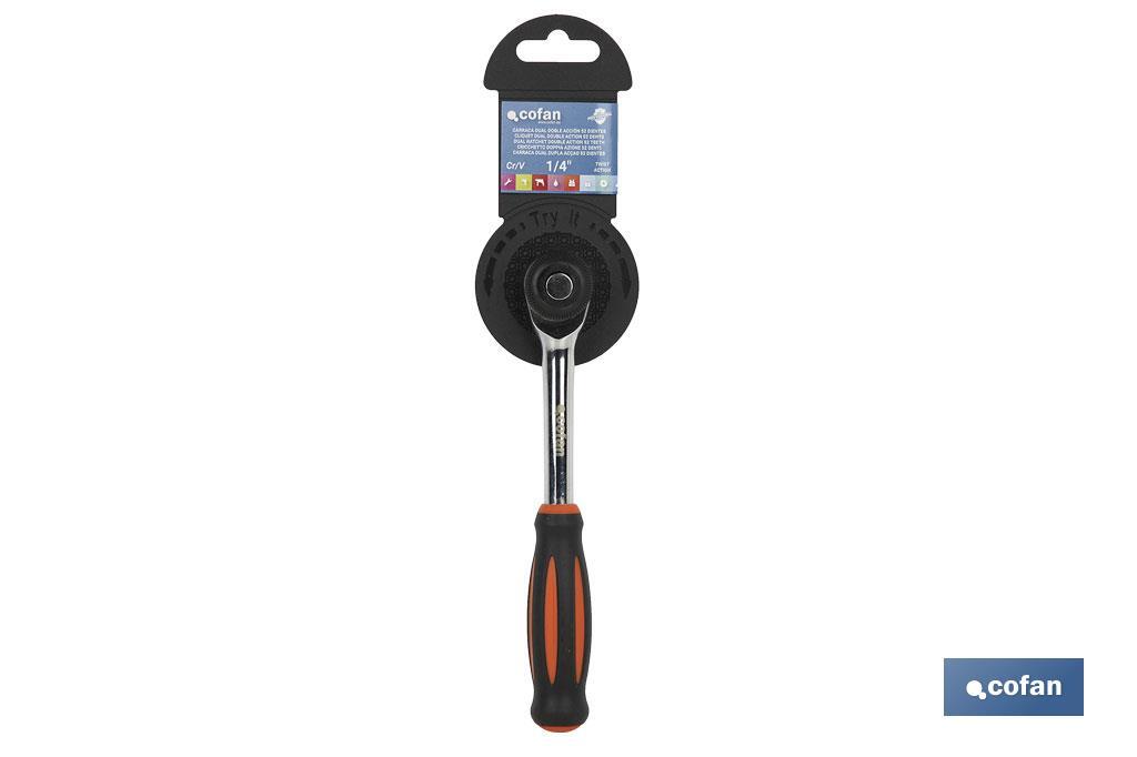 CARRACA 1/4  DUAL DOBLE ACCIÓN 52 DIENTES