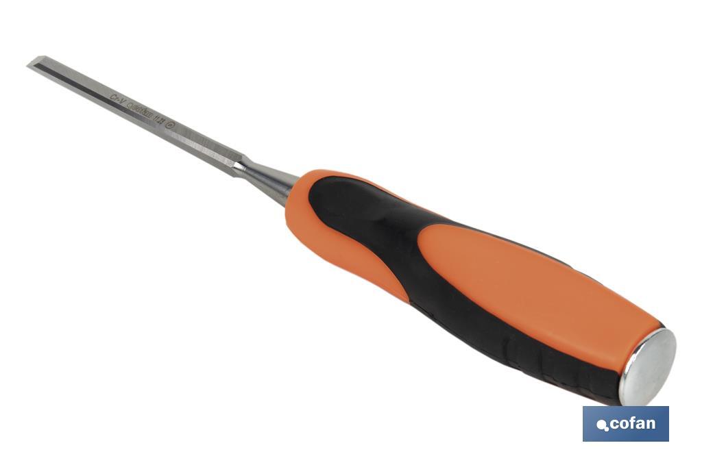 FORMÓN CON MANGO BIMATERIAL ANCHO DE CORTE 6 MM